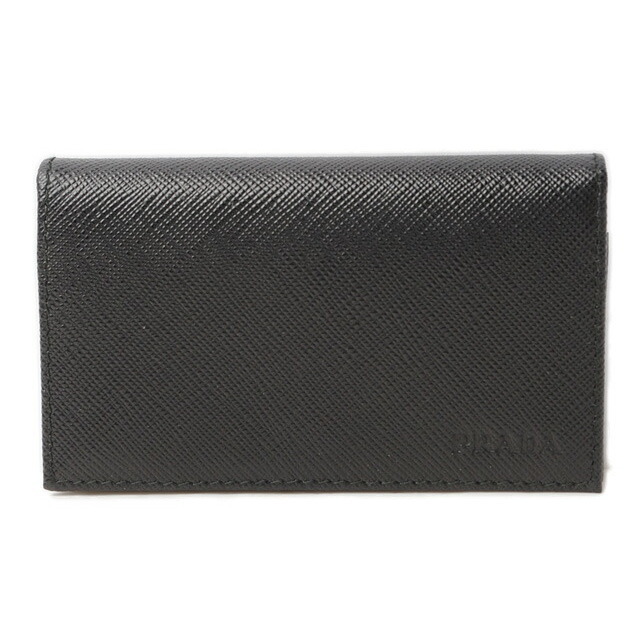 Prada Card Case Saffiano Black
